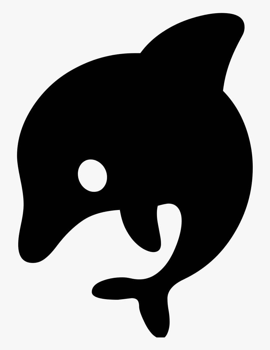 Transparent Dolphin Emoji Silhouette, HD Png Download, Free Download