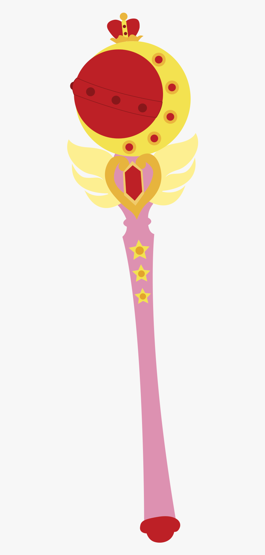 Wand4 - Sailor Moon Wand Transparent, HD Png Download, Free Download