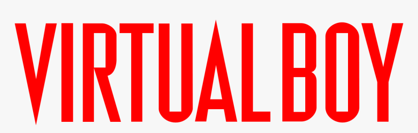 Virtual Boy Logo - Nintendo Virtual Boy Logo, HD Png Download, Free Download