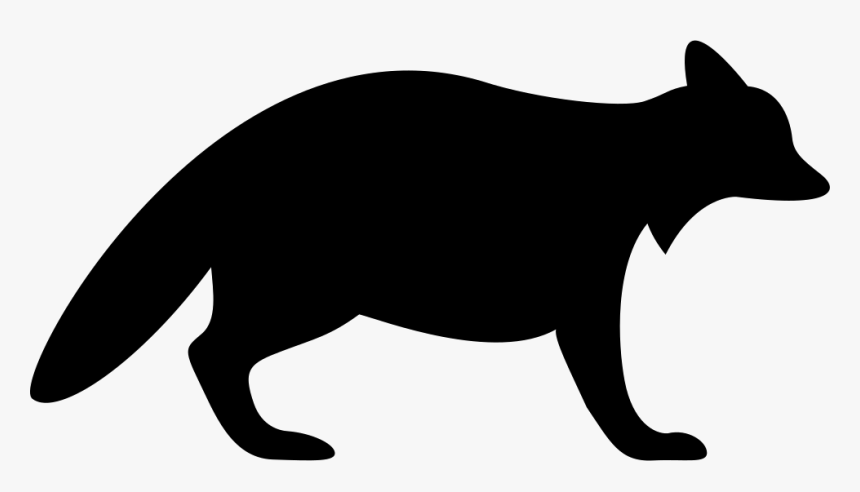 Whiskers Raccoon Silhouette Computer Icons Clip Art - Racoon Black Clipart, HD Png Download, Free Download