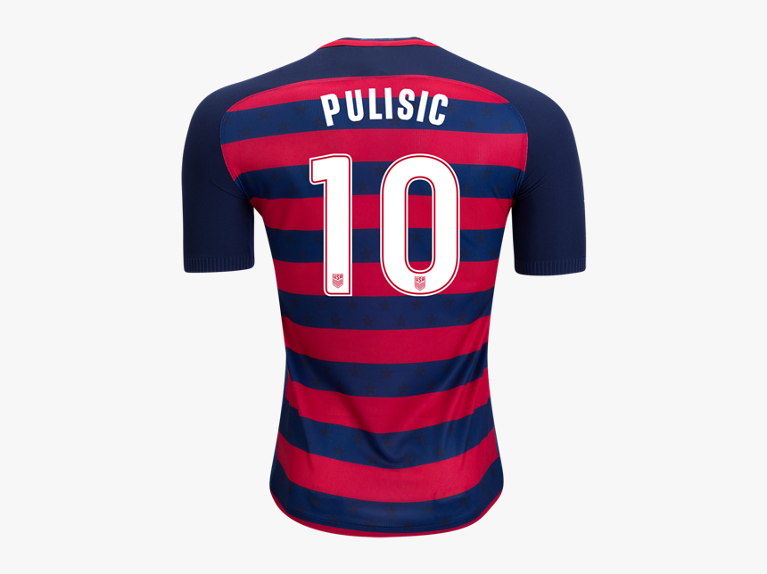 2017 Christian Pulisic Men"s Soccer Jersey Usa Gold - 2017 Us Gold Cup Jersey, HD Png Download, Free Download