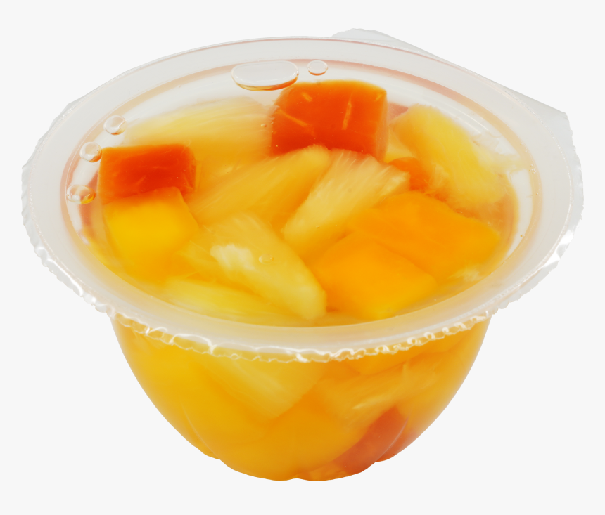 Tropical Fruit Chunks In Passion Fruit Juice - Fruit Cup Clipart, HD Png Download, Free Download