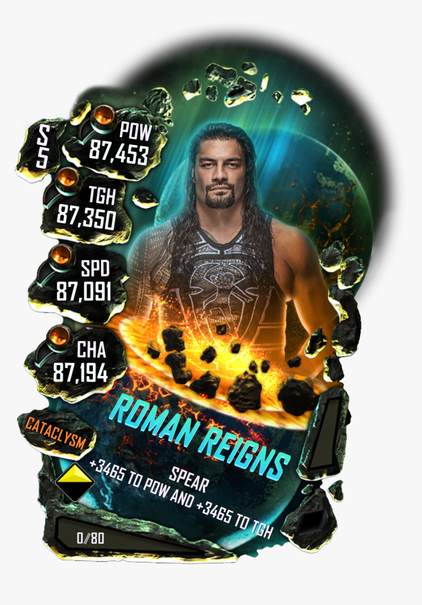 Wwe Supercard Cataclysm Cards, HD Png Download, Free Download