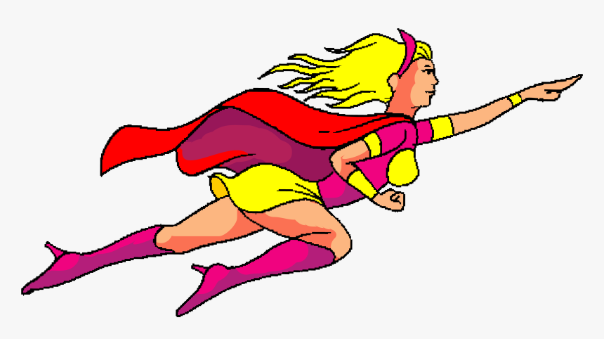 Transparent Super Mom Png - Super Mom Clipart Flying, Png Download, Free Download