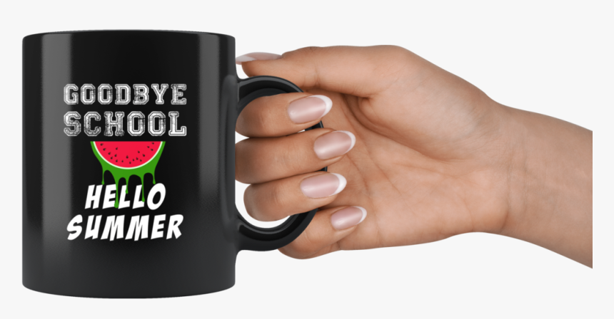 Goodbye School Hello Summer 11oz Black Mug - Mug, HD Png Download, Free Download