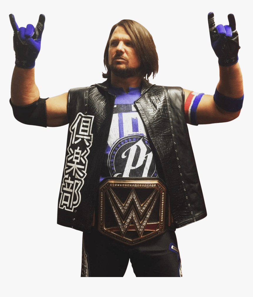 Transparent Finn Balor Demon Png - Aj Styles Wwe Champion, Png Download, Free Download