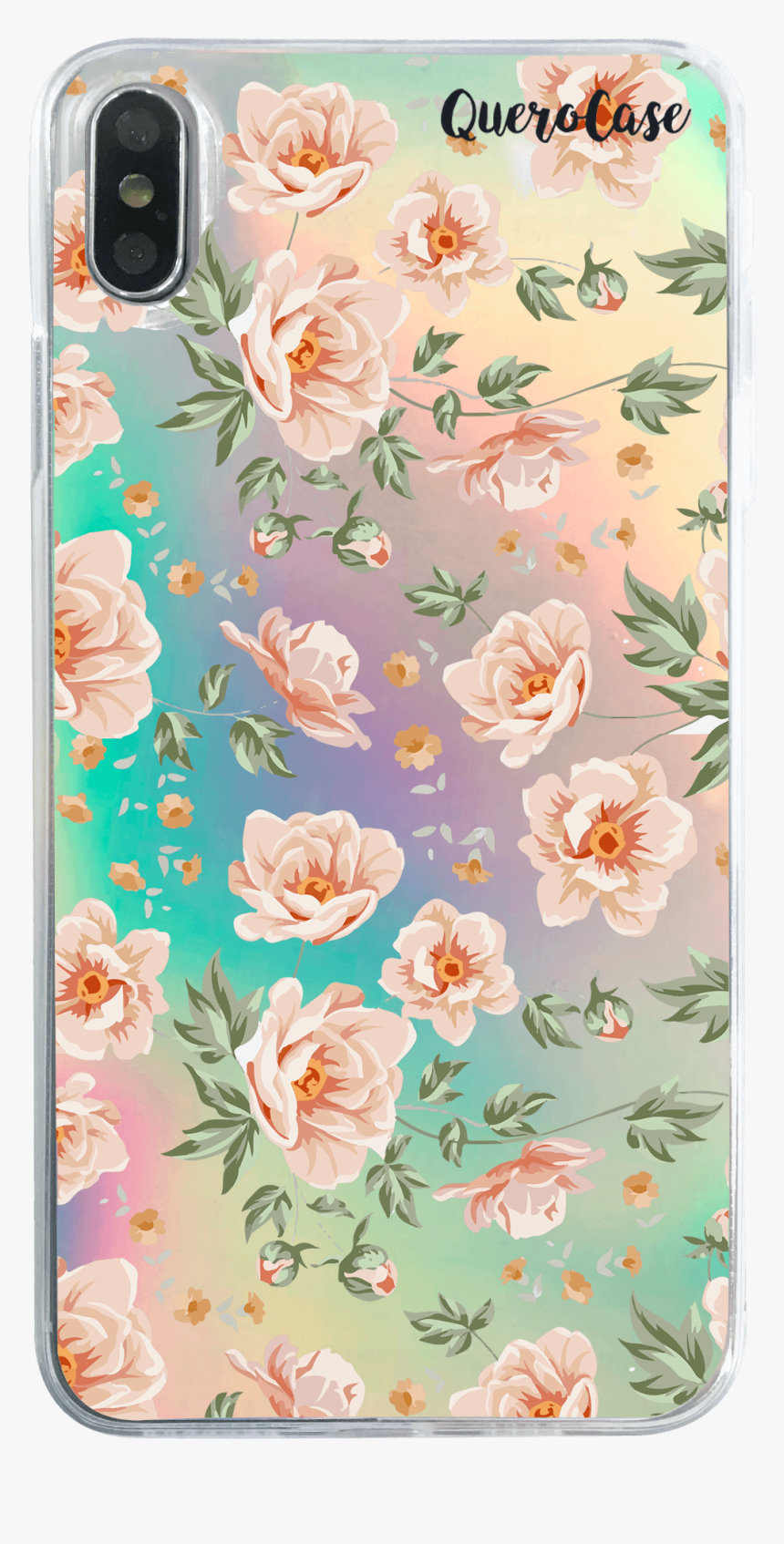 Capa Holográfica - Flores Rosas - Mobile Phone Case, HD Png Download, Free Download