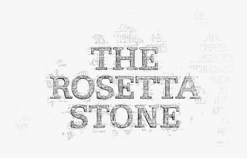 The Rosetta Stone Logo - Technical Drawing, HD Png Download, Free Download