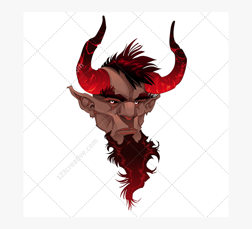 Demon Png Download - Demon Face Design Png, Transparent Png, Free Download