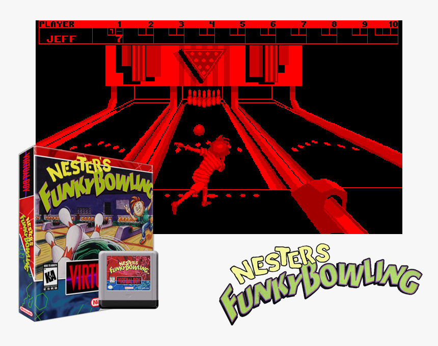 Transparent Virtual Boy Png - Nester's Funky Bowling, Png Download, Free Download