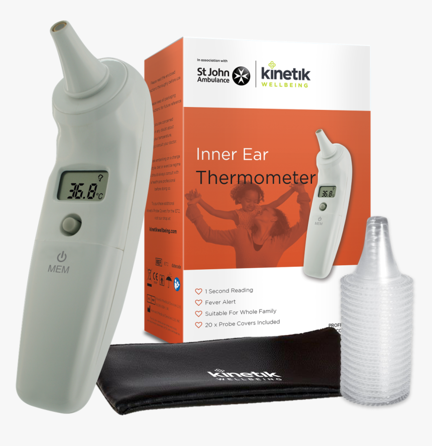 Kinetik Inner Ear Thermometer - St John Ambulance, HD Png Download, Free Download