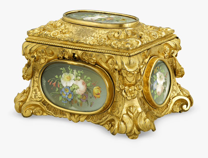 Doré Bronze Jewelry Casket By Tahan - Antique, HD Png Download, Free Download