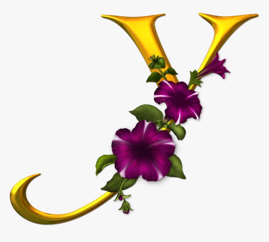 Marcos Gratis Para Fotos, Marcos Gratis, Frame Free, - Letras Y Con Flores, HD Png Download, Free Download