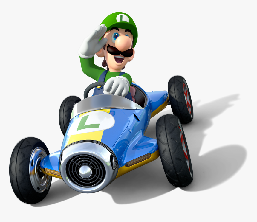 Mario And Luigi Png - Mario Kart 8 Deluxe Luigi, Transparent Png, Free Download