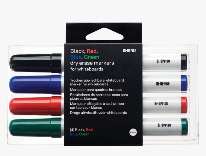 Bi-office Dry Eraser Markers For Whiteboard - Marker Pen, HD Png Download, Free Download