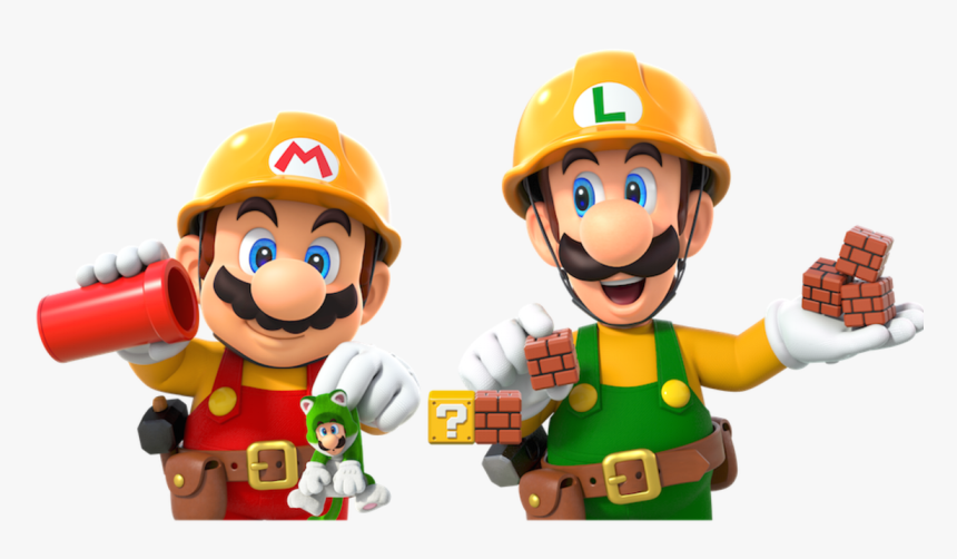 Mario Maker 2 Mario And Luigi, HD Png Download, Free Download