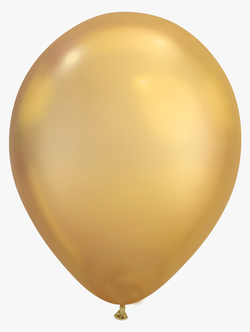 Transparent Gold Balloon Clipart - Gold Balloons Single, HD Png Download, Free Download
