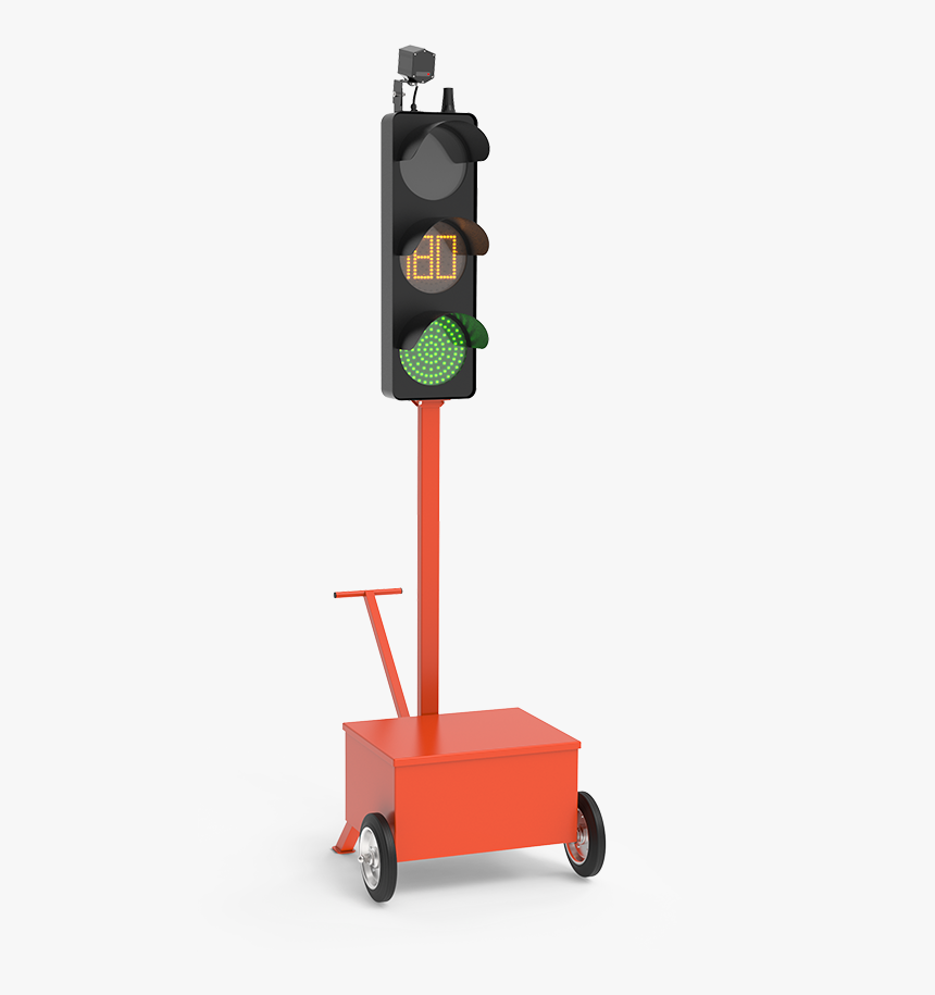Portable Traffic Lights With Rf Link Communication - Portable Traffic Signals Temporary Signal Timing Modification, HD Png Download, Free Download