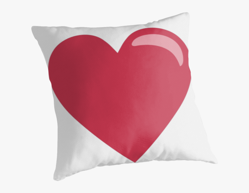 Black Heart Emojione Emoji - Cushion, HD Png Download, Free Download