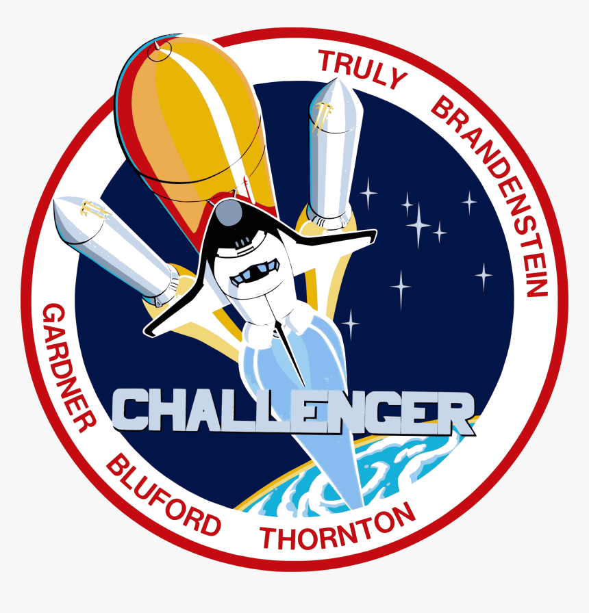 Sts 8 Mission Patch, HD Png Download, Free Download