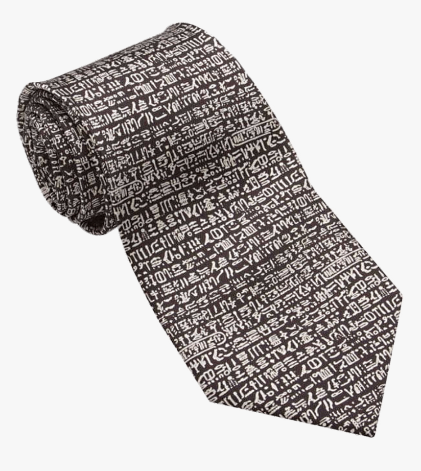 Rosetta Stone Print Tie - Rosetta Stone, HD Png Download, Free Download