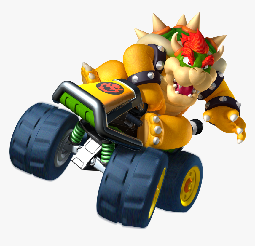 Bowser As Seen In Mario Kart - Mario Kart Png, Transparent Png, Free Download