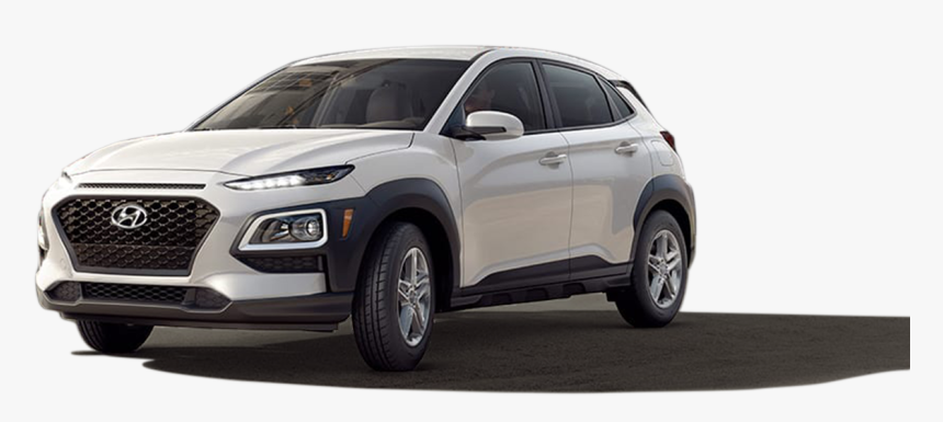 White 2019 Hyundai Kona, HD Png Download, Free Download