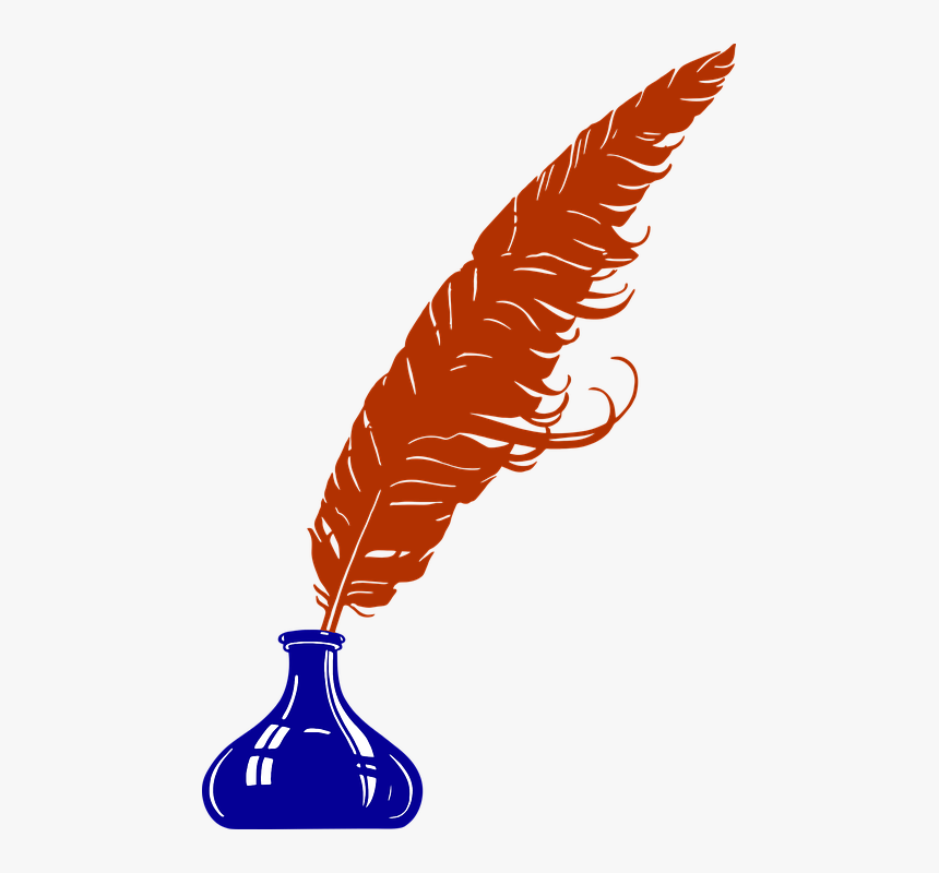 Transparent Red Feather Png - Quill Pen, Png Download, Free Download