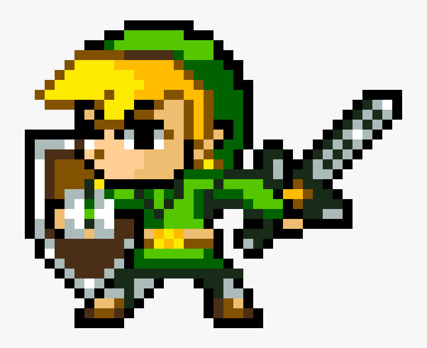 Toon Link Pixel Art, HD Png Download, Free Download