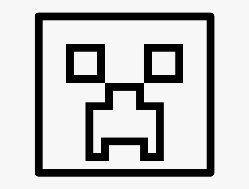 Transparent Minecraft Creeper Clipart Minecraft Creeper Black And 