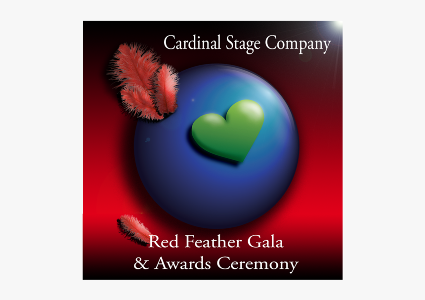 Red Feather Gala Globe - Graphic Design, HD Png Download, Free Download