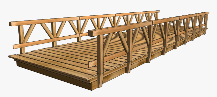 Wooden Bridge - Covered Bridge Clip Arr, HD Png Download, Free Download