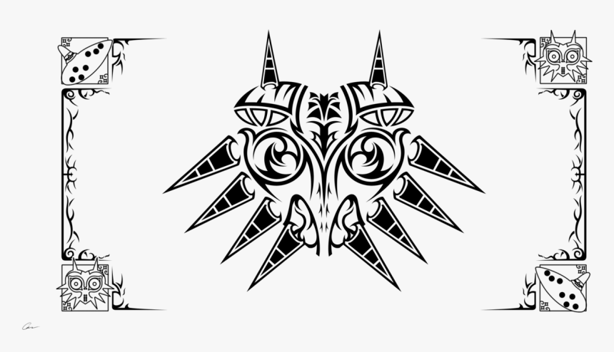 Majora"s Mask Tribal - Majora's Mask 3ds Xl, HD Png Download, Free Download