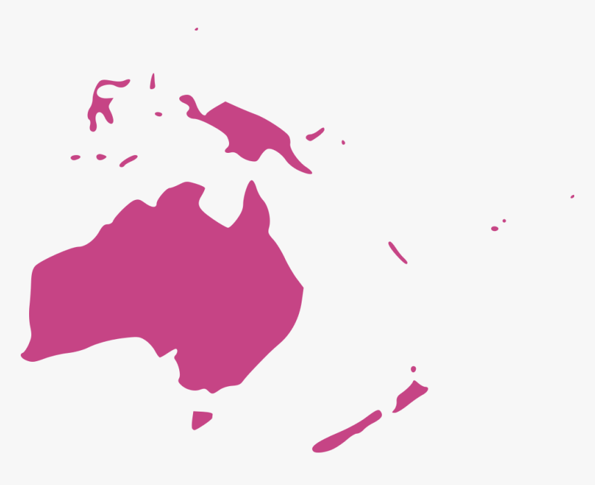 Australia Continent - Five Regions Of Asia And Their Countries, HD Png Download, Free Download
