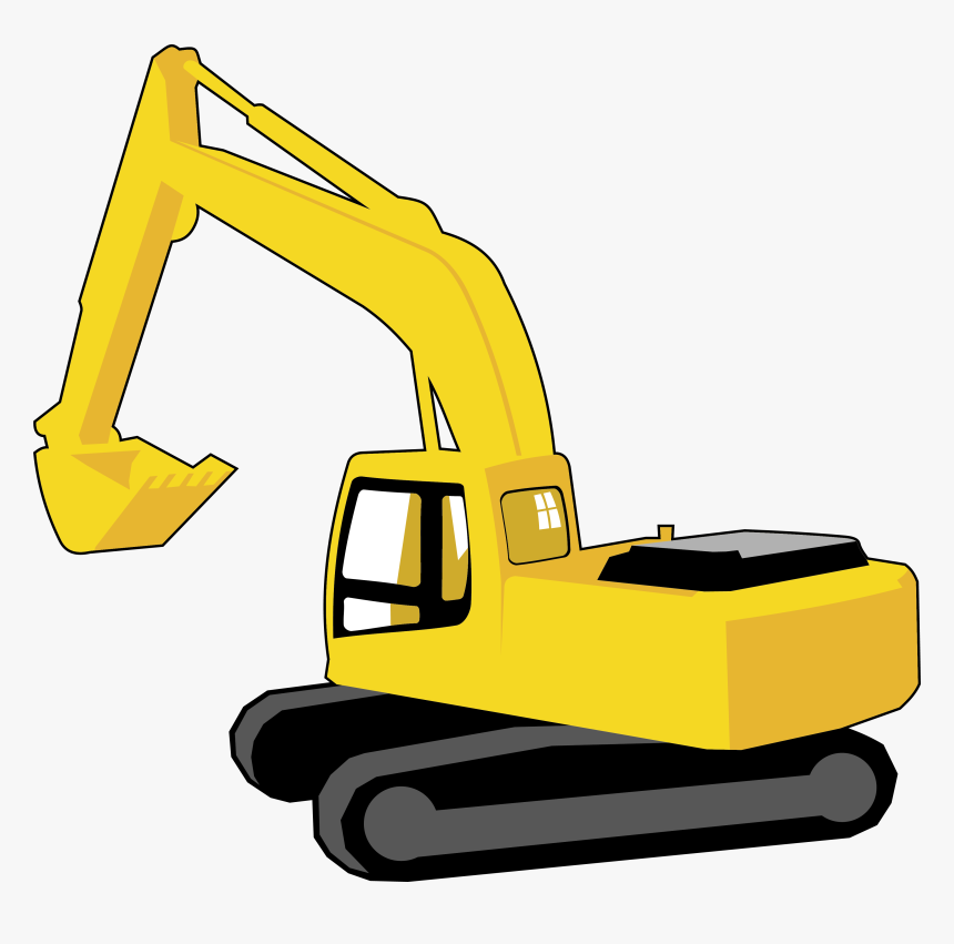 Clipart Free Library Excavator At Getdrawings Com - Cartoon Digger Transparent Background, HD Png Download, Free Download