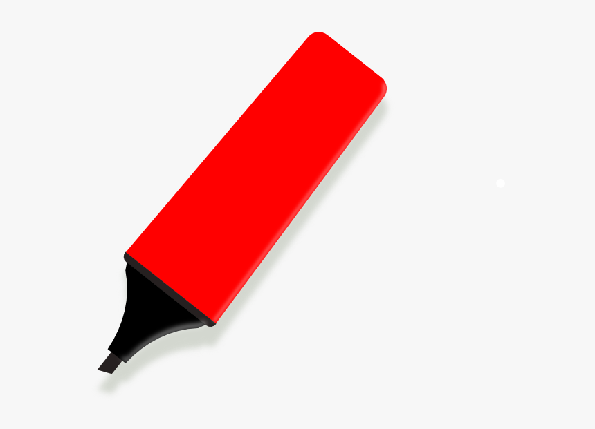 Red Marker Clip Art At Clker - Marker Clip Art, HD Png Download, Free Download