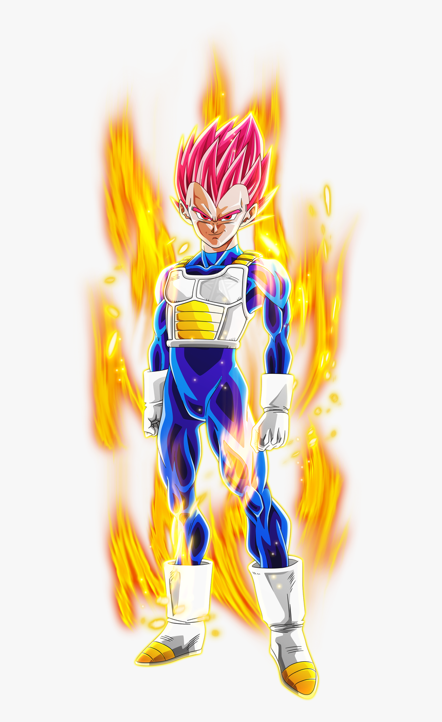 Base Chou Vegeta - Vegeta Super Saiyan Red Aura, HD Png Download, Free Download