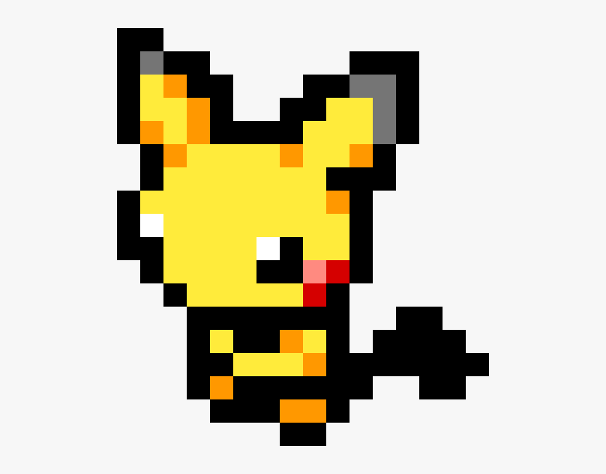 Pokemon Pixel Art Pichu, HD Png Download, Free Download