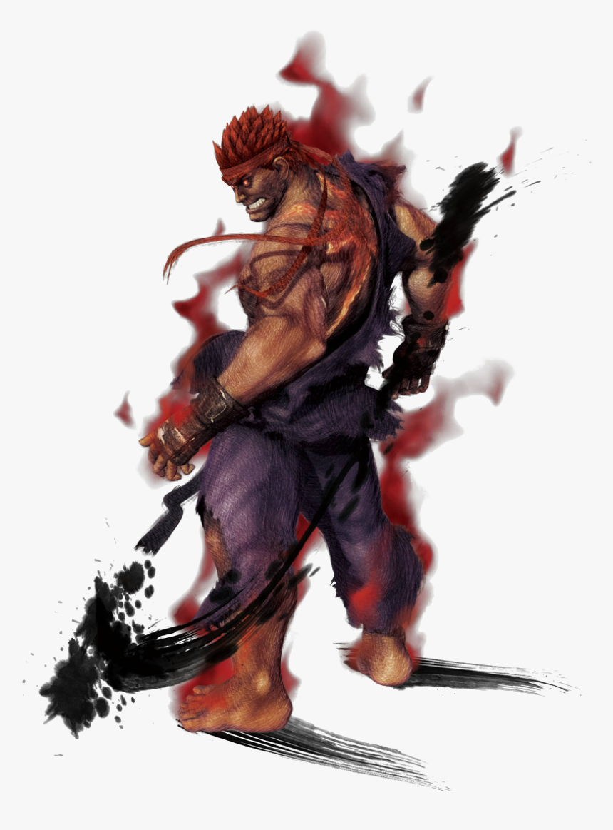 Evil Ryu Super Street Fighter, HD Png Download, Free Download