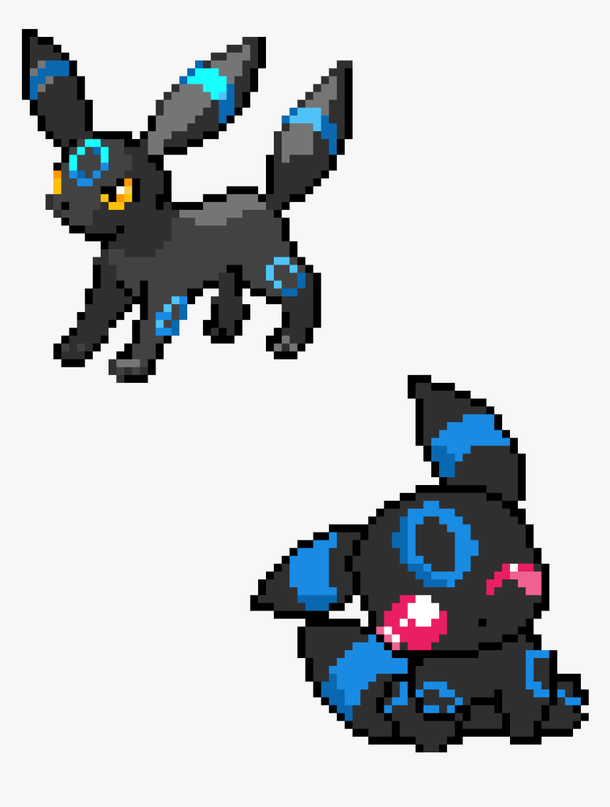 Umbreon Pixel Art Pokemon, HD Png Download, Free Download