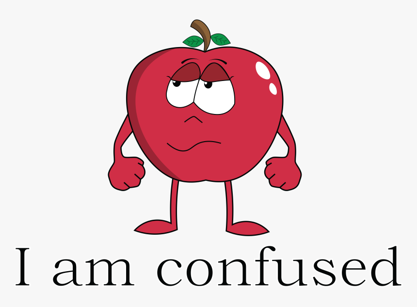 Confused Apple, HD Png Download, Free Download