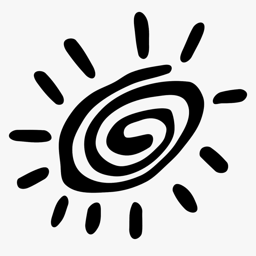 Sun Clip Art Black And White - Petroglyph Clip Art, HD Png Download, Free Download