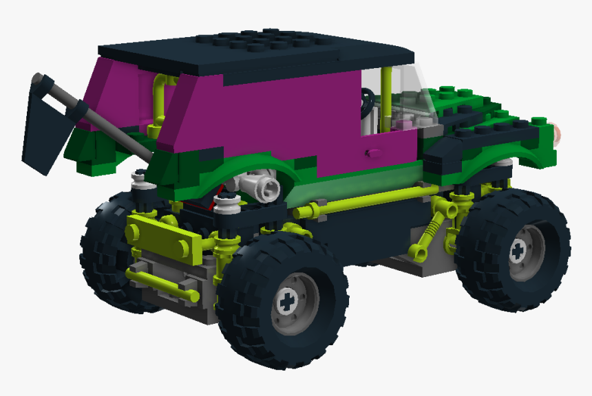 Grave Digger Monster Truck Car Toy - Grave Digger In Minecraft, HD Png Download, Free Download