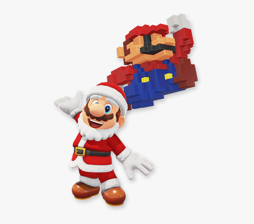 Mario Odyssey Png - 8 Bit Mario Cap Odyssey, Transparent Png, Free Download