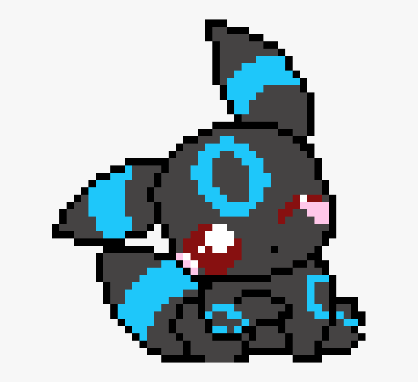 Pixel Art Shiny Umbreon, HD Png Download, Free Download