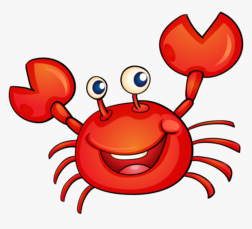 Crab Cartoon Illustration - Crab Cartoon Png, Transparent Png, Free Download