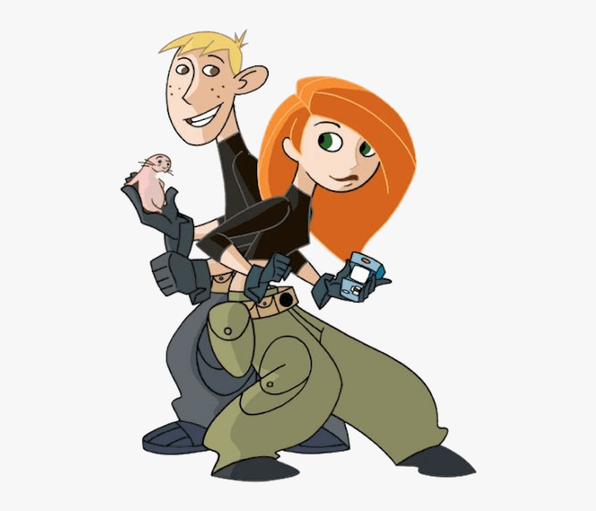 Kim Possible And Ron Stoppable - Ron Stoppable And Kim Possible, HD Png Dow...