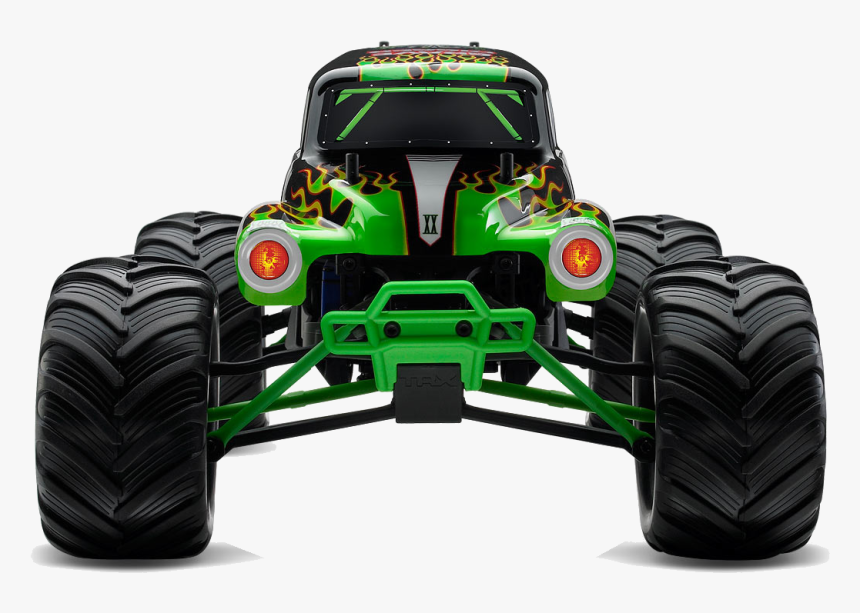 Transparent Monster Truck Clipart Free - Grave Digger Truck Front, HD Png D...