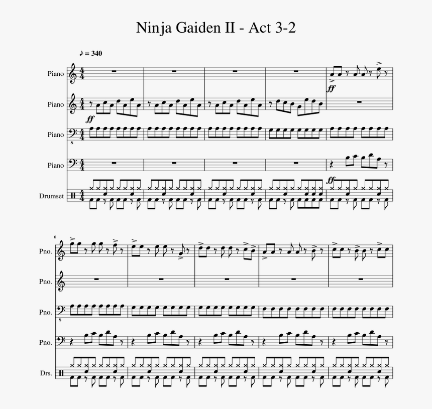 Copacabana Piano Sheet Music, HD Png Download, Free Download