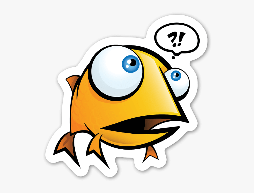 Confused Lil - Confused Fish Cartoon, HD Png Download, Free Download